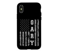 Custodia per iPhone X/XS Gary, Indiana, bandiera americana