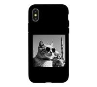 Custodia per iPhone X/XS Gatto Nella Moschea Türkiye E Sultan Ahmed