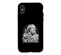 Custodia per iPhone X/XS Geometria matematica greca antica di Archimede