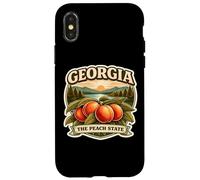 Custodia per iPhone X/XS Georgia The Peach State Souvenir Memorabilia Orgoglioso georgiano
