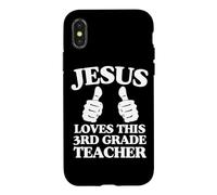Custodia per iPhone X/XS Gesù ama questo gruppo di chiesa cristiana di insegnante di terza elementare