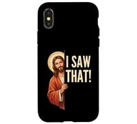 Custodia per iPhone X/XS Gesù ho visto quel divertente meme cristiano
