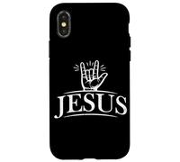 Custodia per iPhone X/XS Gesù Ti amo Firma Christian ASL Interprete