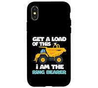 Custodia per iPhone X/XS Get A Load Of This I am The Ring Wedding Bearer Truck