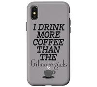 Custodia per iPhone X/XS Gilmore Girls More Coffee