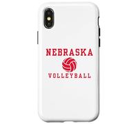 Custodia per iPhone X/XS Giocatore della squadra di pallavolo del Nebraska