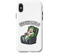 Custodia per iPhone X/XS Giochiamolo Il Nano Gamer Sempre Pronto