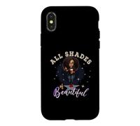 Custodia per iPhone X/XS Girl Empowered Afro Black Queen African Women