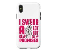 Custodia per iPhone X/XS Giuro molto ma mantengo tutte le mie promesse