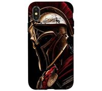 Custodia per iPhone X/XS Gladiatore Guerriero del Colosseo e Battaglia Eterna