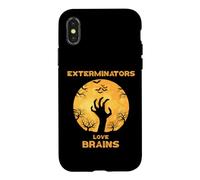 Custodia per iPhone X/XS Gli sterminatori amano il cervello di Halloween
