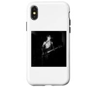 Custodia per iPhone X/XS Gli Stranglers JJ Burnel Era in bianco e nero dal vivo 1978