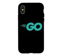 Custodia per iPhone X/XS Go Programming Language with Go logo Golang sviluppatori