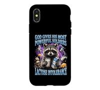 Custodia per iPhone X/XS God Gives His Most Powerful Soldiers Lactose Intolerance