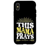 Custodia per iPhone X/XS God This Mama Prays Faith