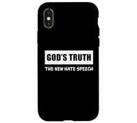 Custodia per iPhone X/XS GOD's Truth The New Hate Speech: Political Correctness