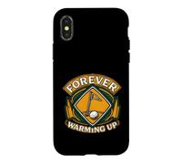 Custodia per iPhone X/XS Golf Humor Forever Warming Up Driving Range