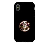 Custodia per iPhone X/XS Gone Fishin Til Midnight pesca notturna stemma Halloween