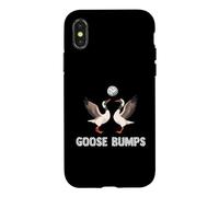 Custodia per iPhone X/XS Goose Bumps Funny Oche Team Pallavolo Giocatore Umorismo