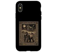 Custodia per iPhone X/XS Gorilla Constellation Tarocchi Gothic Celestial