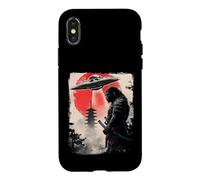 Custodia per iPhone X/XS Grande Piede Samurai UFO Giappone