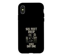 Custodia per iPhone X/XS Gravedigger Cimitero Operaio Scavare Graves Graveyard Crew
