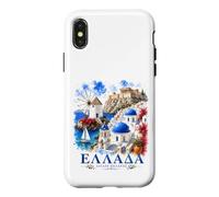 Custodia per iPhone X/XS Grecia Isole greche Viaggi nel Mediterraneo