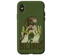 Custodia per iPhone X/XS Green Lantern Bling Bling