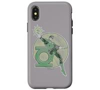 Custodia per iPhone X/XS Green Lantern Retro Lantern Iron-On