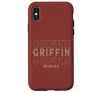 Custodia per iPhone X/XS Grifone vintage Georgia