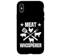 Custodia per iPhone X/XS Grigliatura per barbecue con sussurro di carne