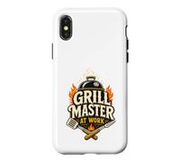 Custodia per iPhone X/XS Grill Master At Work BBQ Spatula Fire