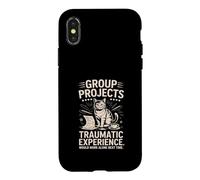 Custodia per iPhone X/XS Gruppo Progetti Esperienza Traumatica Umorismo gatto