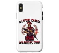 Custodia per iPhone X/XS Guerrieri di Sparta T Leonida Soldati greci Sparta