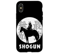 Custodia per iPhone X/XS Guerriero Samurai Nero Giapponese Invincibile