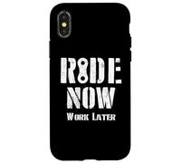Custodia per iPhone X/XS Guida la tua bici ora Lavora più tardi