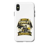 Custodia per iPhone X/XS Guido un carrello elevatore Qual è il tuo operatore di