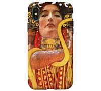 Custodia per iPhone X/XS Gustav Klimt - Hygieia Medicine Dea greca della salute