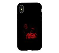Custodia per iPhone X/XS Hakon Il Buon Guerriero Vichingo Norreno E Re
