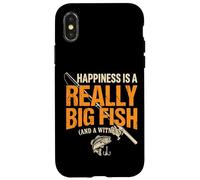 Custodia per iPhone X/XS Happiness Is A Really Big Fish (And A Witness)