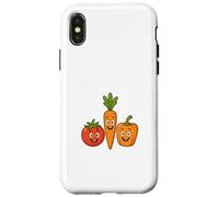 Custodia per iPhone X/XS Happy Garden Harvest Trio