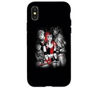 Custodia per iPhone X/XS Harley Quinn Bad Gals Black & White
