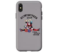 Custodia per iPhone X/XS Harley Quinn Come Out and Play