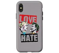Custodia per iPhone X/XS Harley Quinn Joker Love Hate