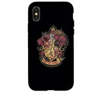 Custodia per iPhone X/XS Harry Potter Grffindor Knitted Patch Damaged