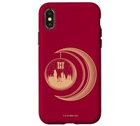 Custodia per iPhone X/XS Harry Potter Hogwarts Hangs on the Moon