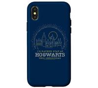 Custodia per iPhone X/XS Harry Potter I'd Rather Stay At Hogwarts This Christmas