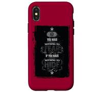 Custodia per iPhone X/XS Harry Potter Nothing To Fear Poster
