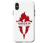Custodia per iPhone X/XS Harry Potter Order of The Phoenix Flame Logo