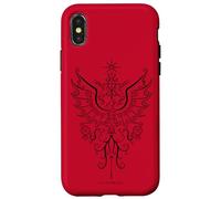 Custodia per iPhone X/XS Harry Potter Rising Phoenix